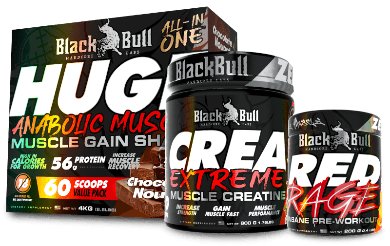 Black Bull Hardcore product line-up