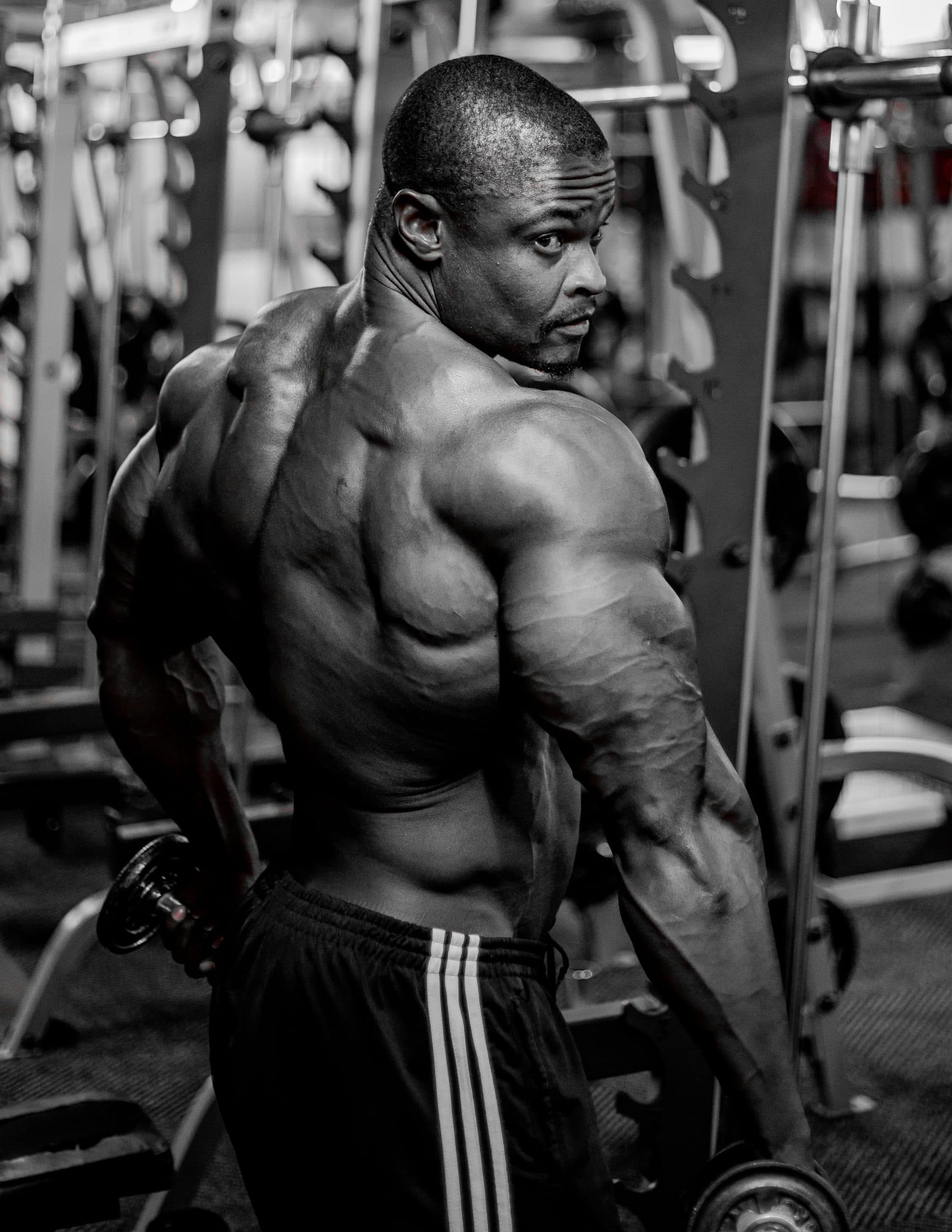 Black Bull manifesto athlete back pose